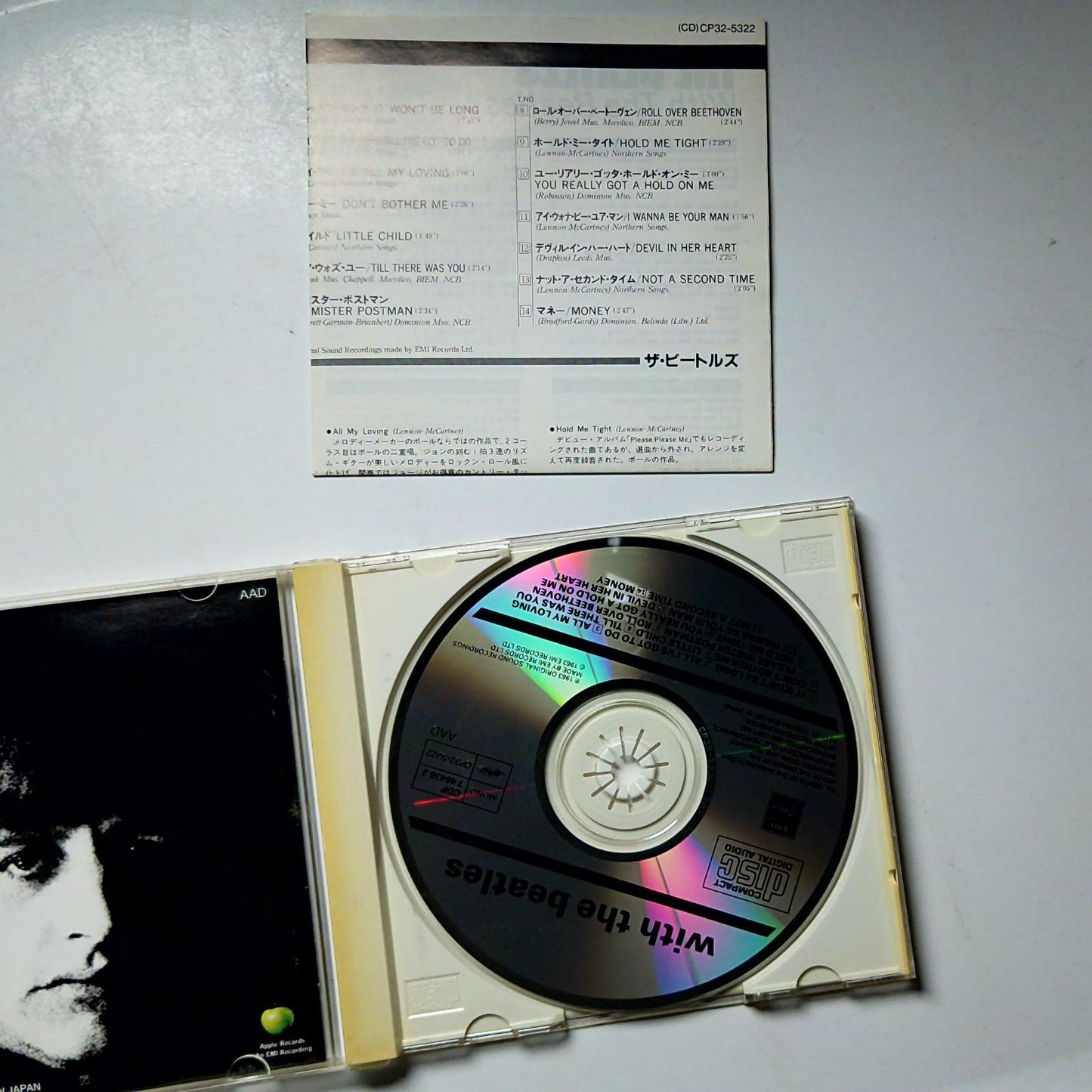 The Beatles – With The Beatles (CD, 1989) Japan CP32-5322