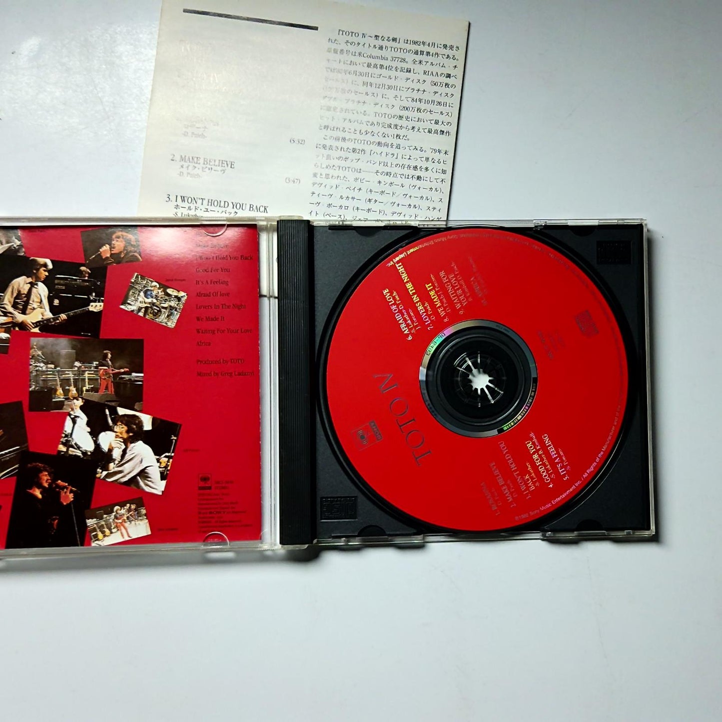 Toto – Toto IV (CD, 1996) Japan SRCS 9040