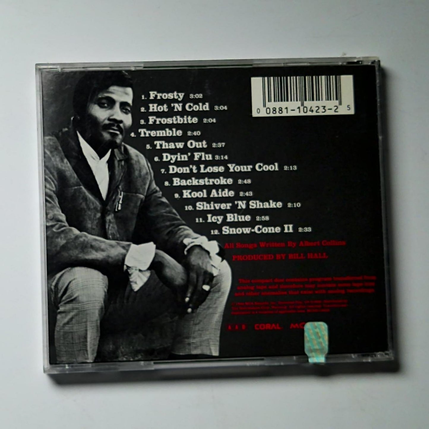 Albert Collins – Truckin' With Albert Collins (CD, 1965) US MCAD-10423