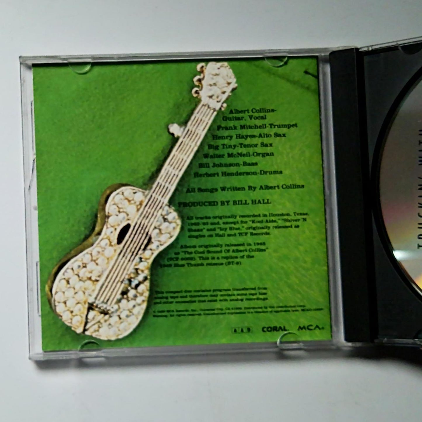 Albert Collins – Truckin' With Albert Collins (CD, 1965) US MCAD-10423