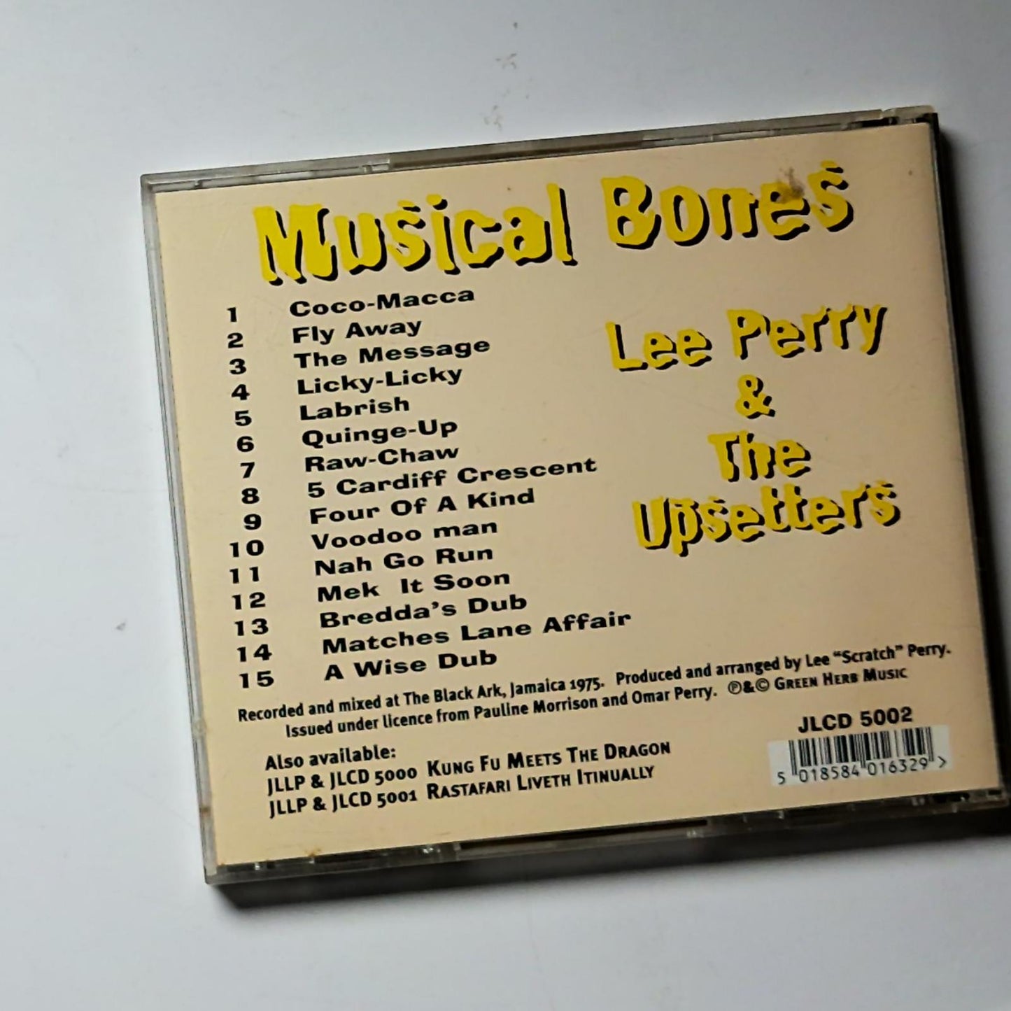 Lee Perry & The Upsetters – Musical Bones (CD, 1997) UK JLCD 5002