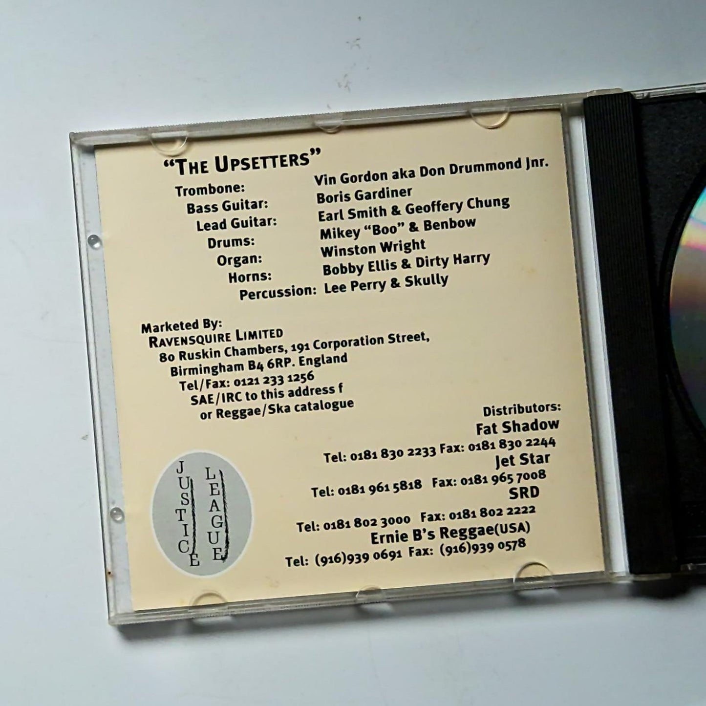 Lee Perry & The Upsetters – Musical Bones (CD, 1997) UK JLCD 5002