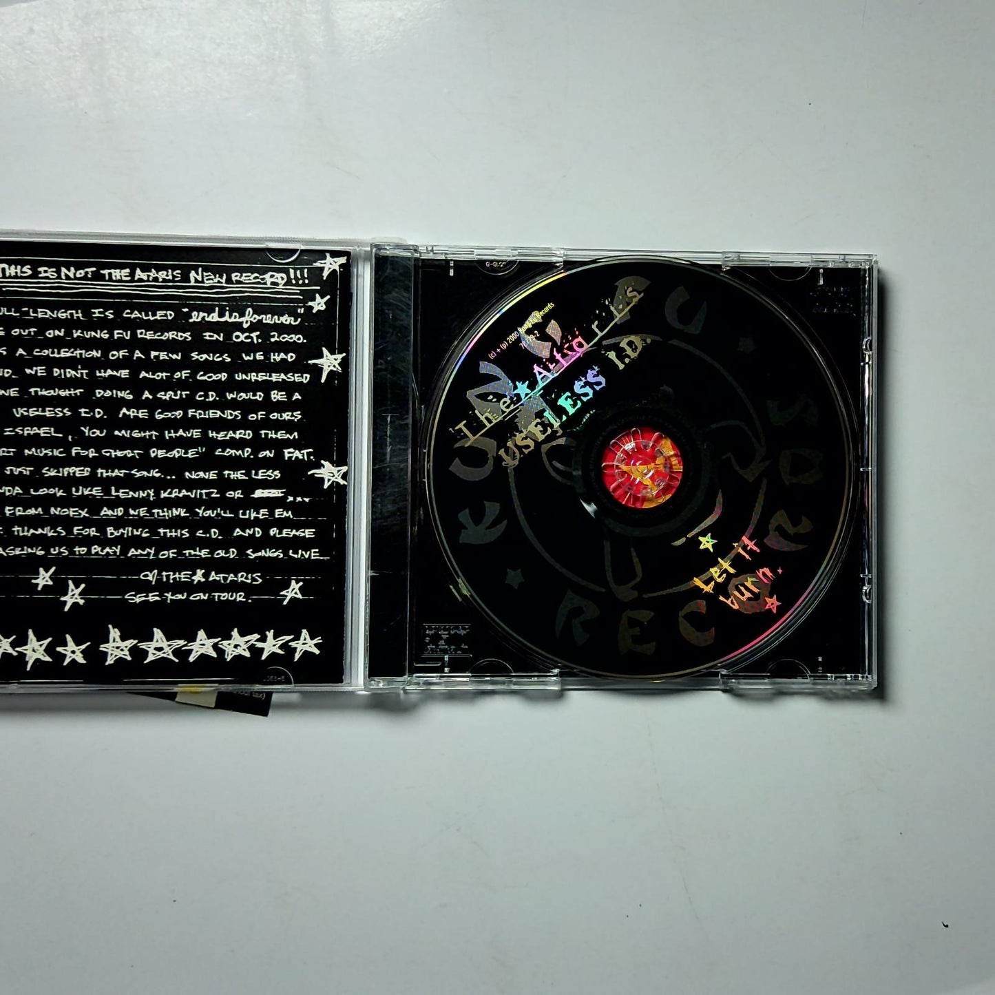 The Ataris, Useless ID – Let It Burn (CD, 2000) US 78779-2