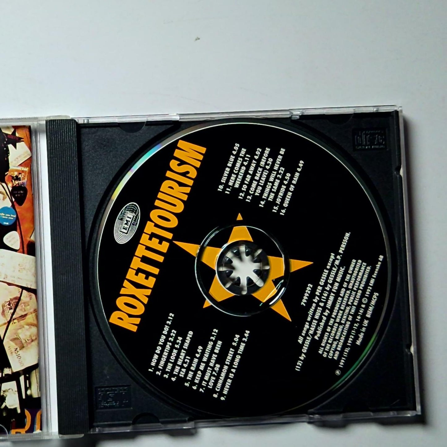 Roxette – Tourism (CD, 1992) Europe 0777 7 99929 2 8