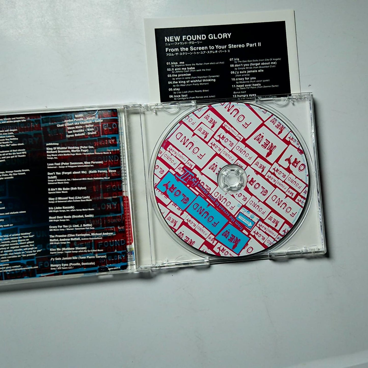 New Found Glory – From The Screen To Your Stereo Part II (CD, 2007) Japan obi