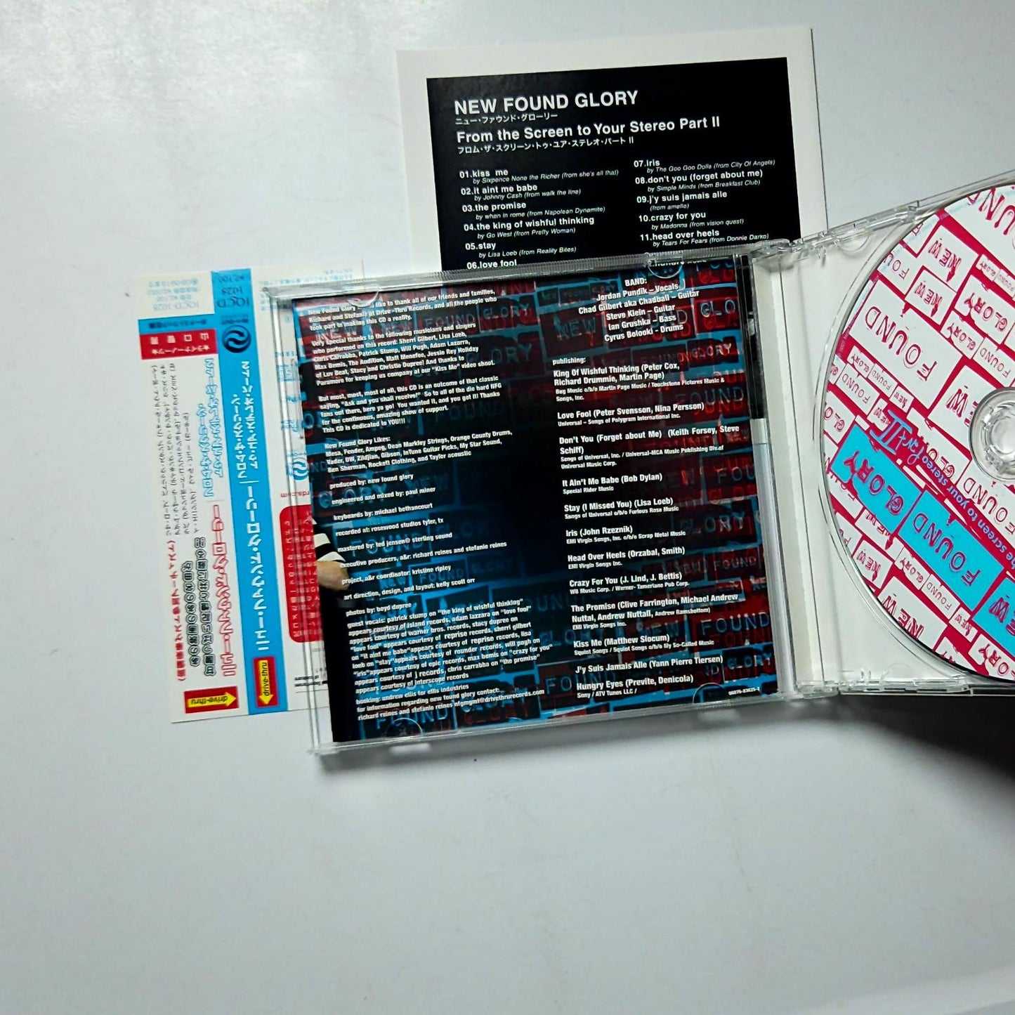 New Found Glory – From The Screen To Your Stereo Part II (CD, 2007) Japan obi