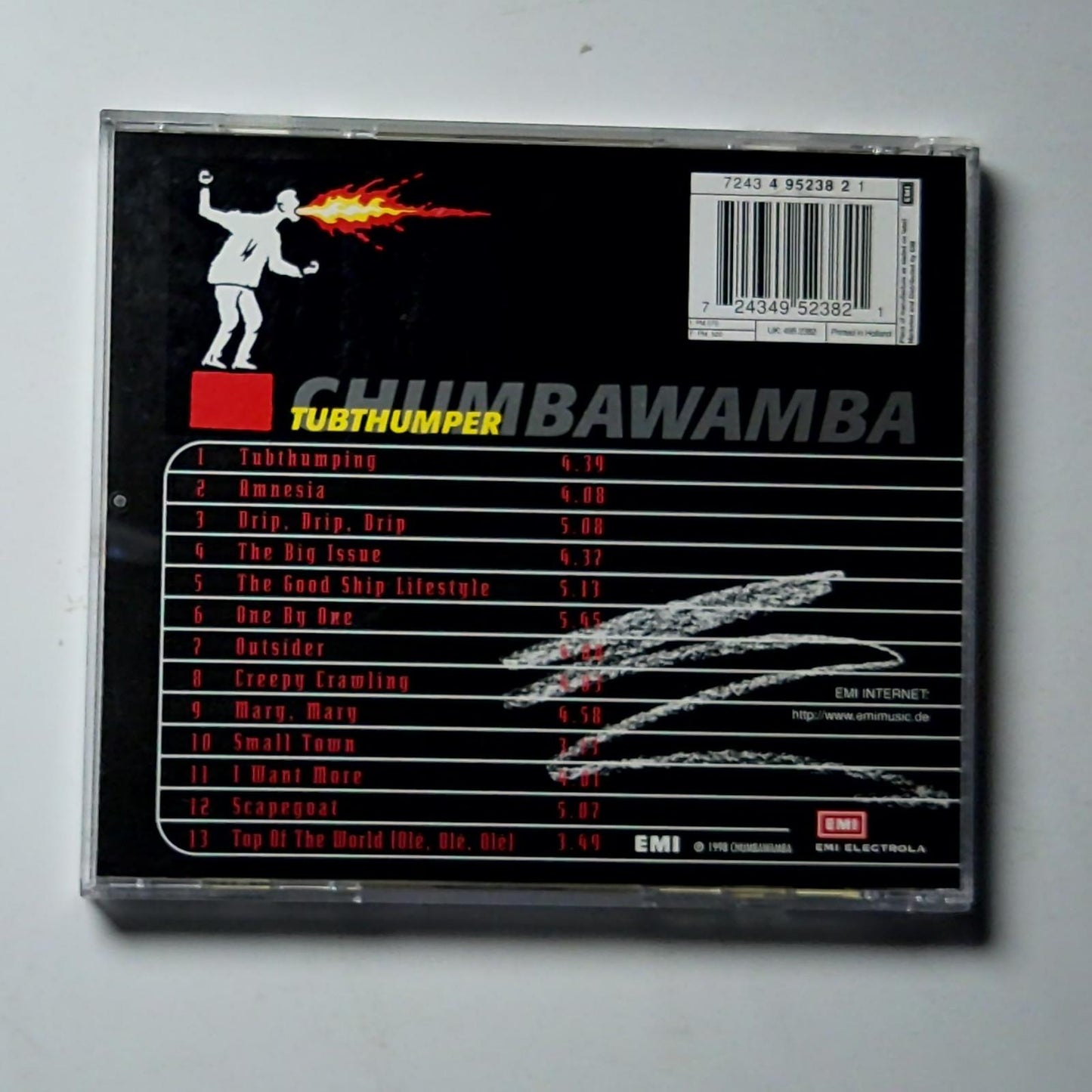 Chumbawamba – Tubthumper (CD, 2013) Europe 7243 4 95238 2 1