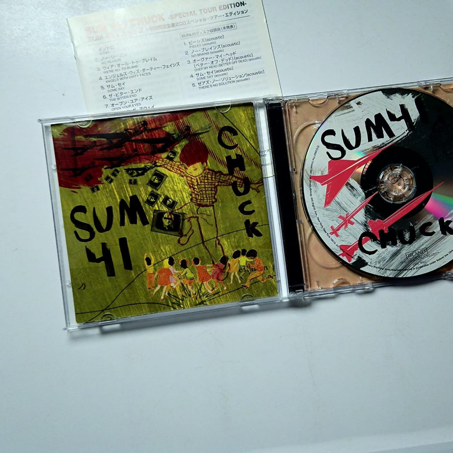 Sum 41 – Chuck (CD, 2005) Japan Bonus Disc UICL-9022/3