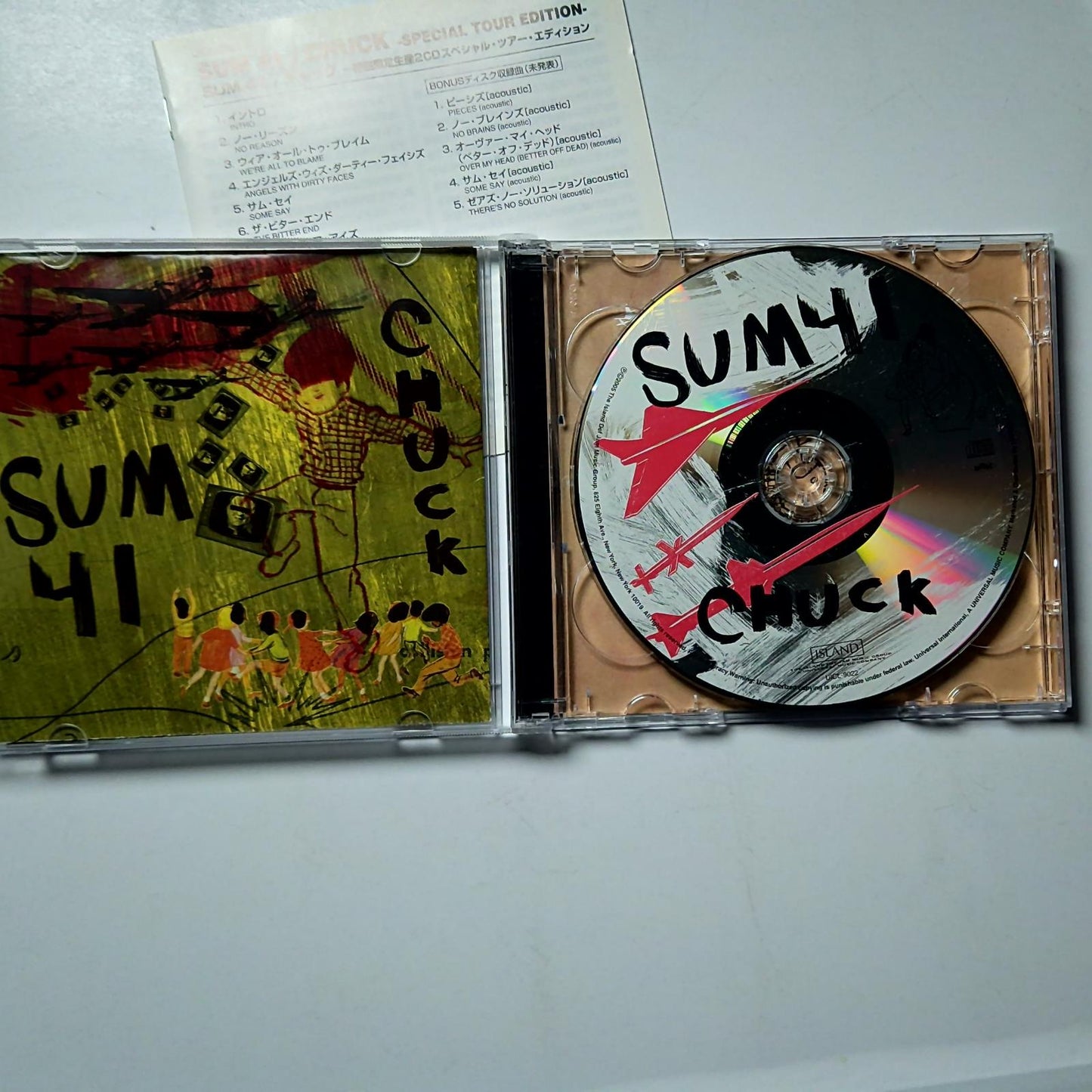Sum 41 – Chuck (CD, 2005) Japan Bonus Disc UICL-9022/3