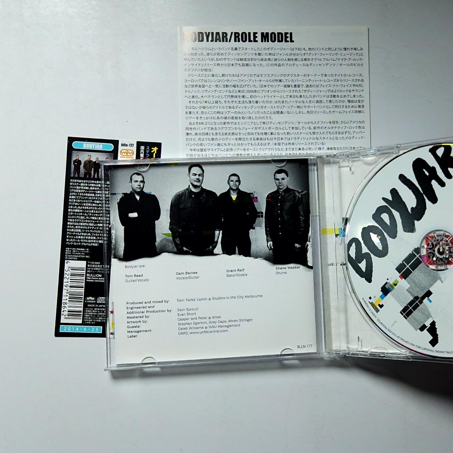 Bodyjar – Role Model (CD, 2014) Japan obi BLLN-177