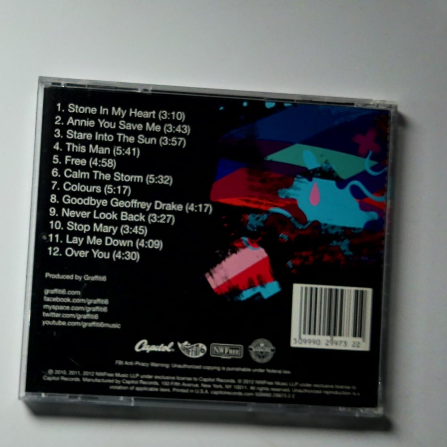 Graffiti6 – Colours (CD, 2012) US 509990 29973 2 2