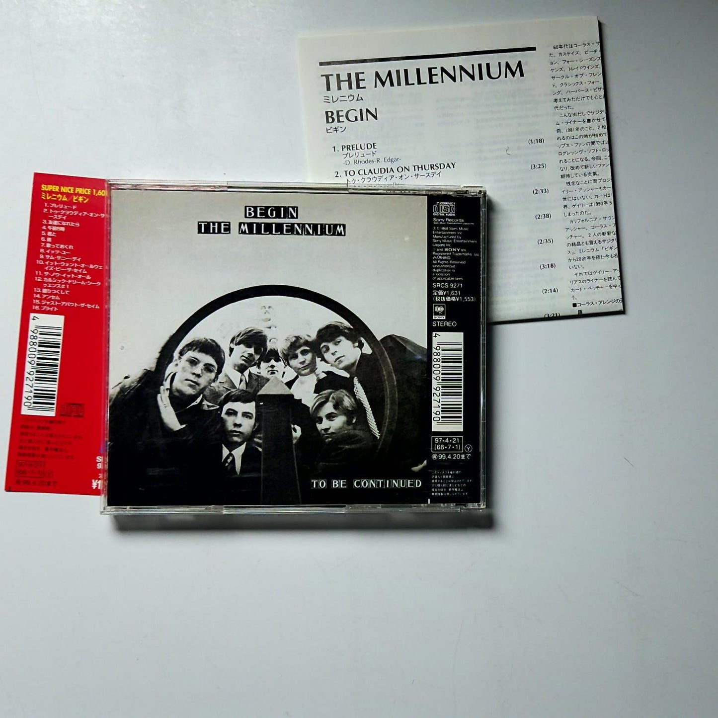 The Millennium – Begin (CD, 1997) Japan obi SRCS 9271