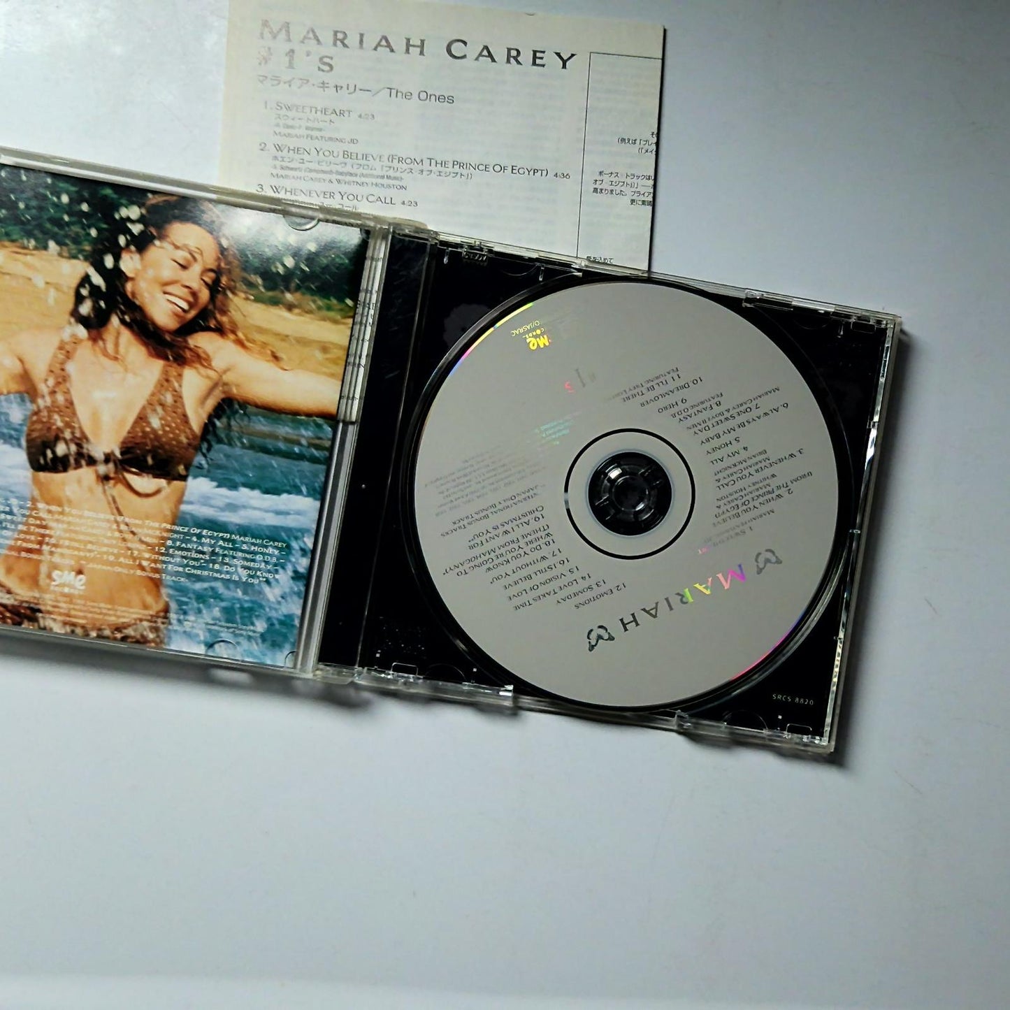 Mariah Carey – #1's (CD, 1998) Japan SRCS 8820