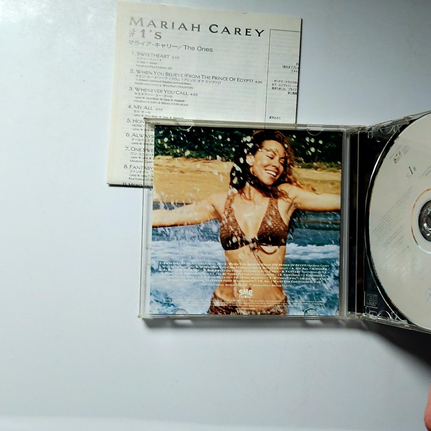 Mariah Carey – #1's (CD, 1998) Japan SRCS 8820