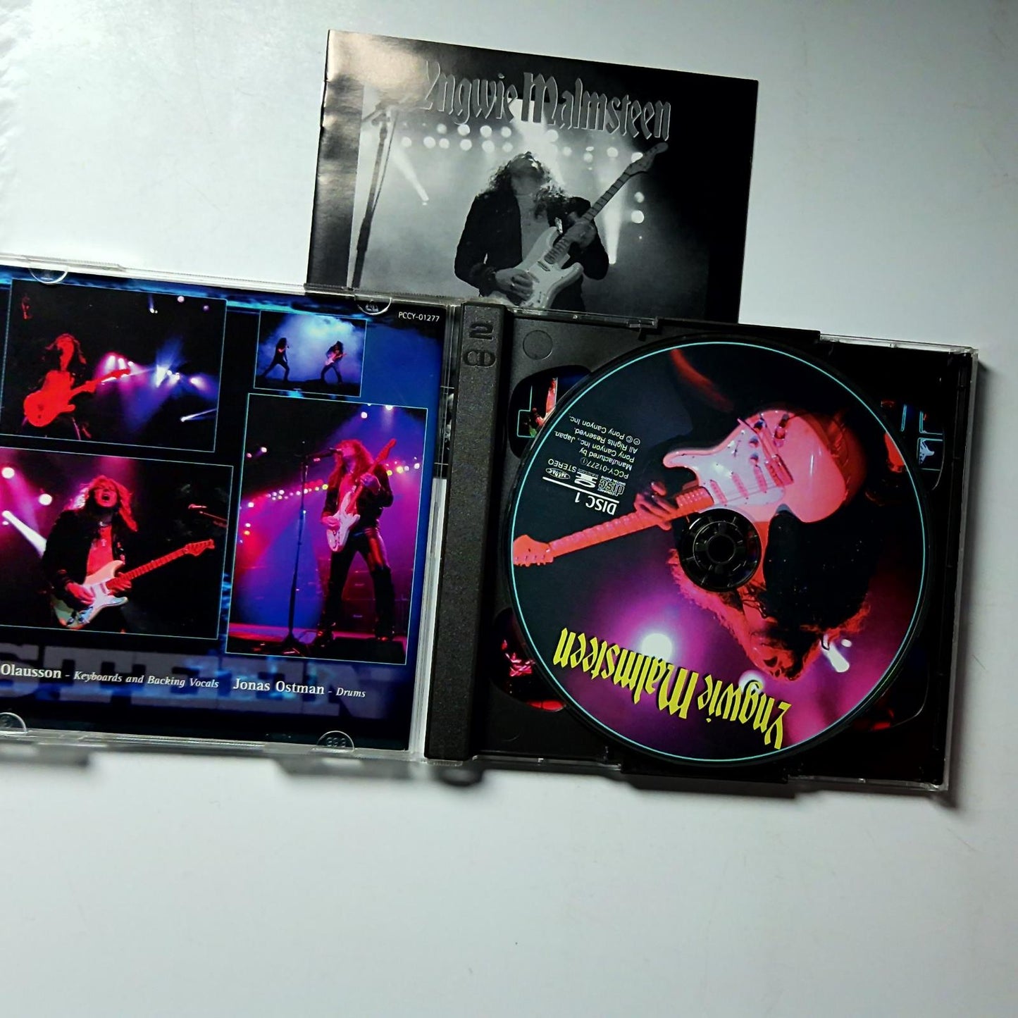 Yngwie Malmsteen – Live!! (CD, 2-Disc, 1998) Japan PCCY-01277