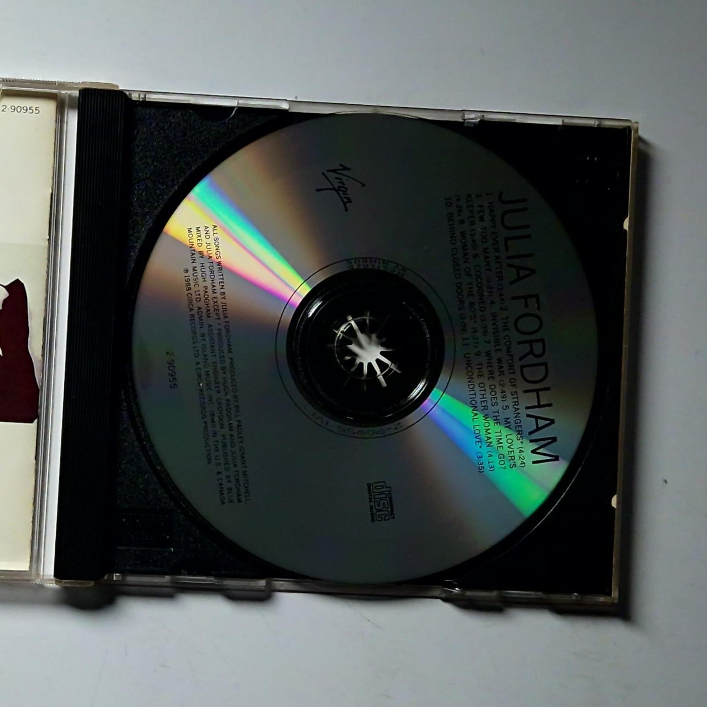 Julia Fordham – Julia Fordham (CD, 1989) US 7 90955-2