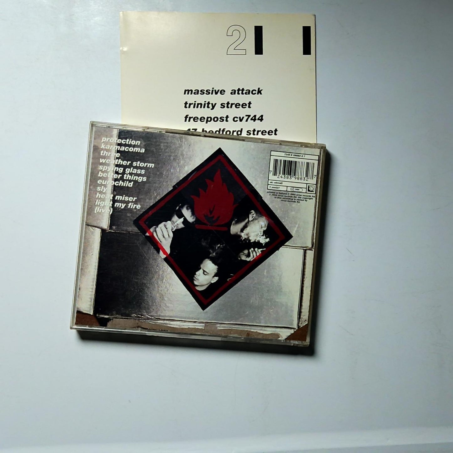 Massive Attack – Protection (CD, 1994) Europe wbrcd2