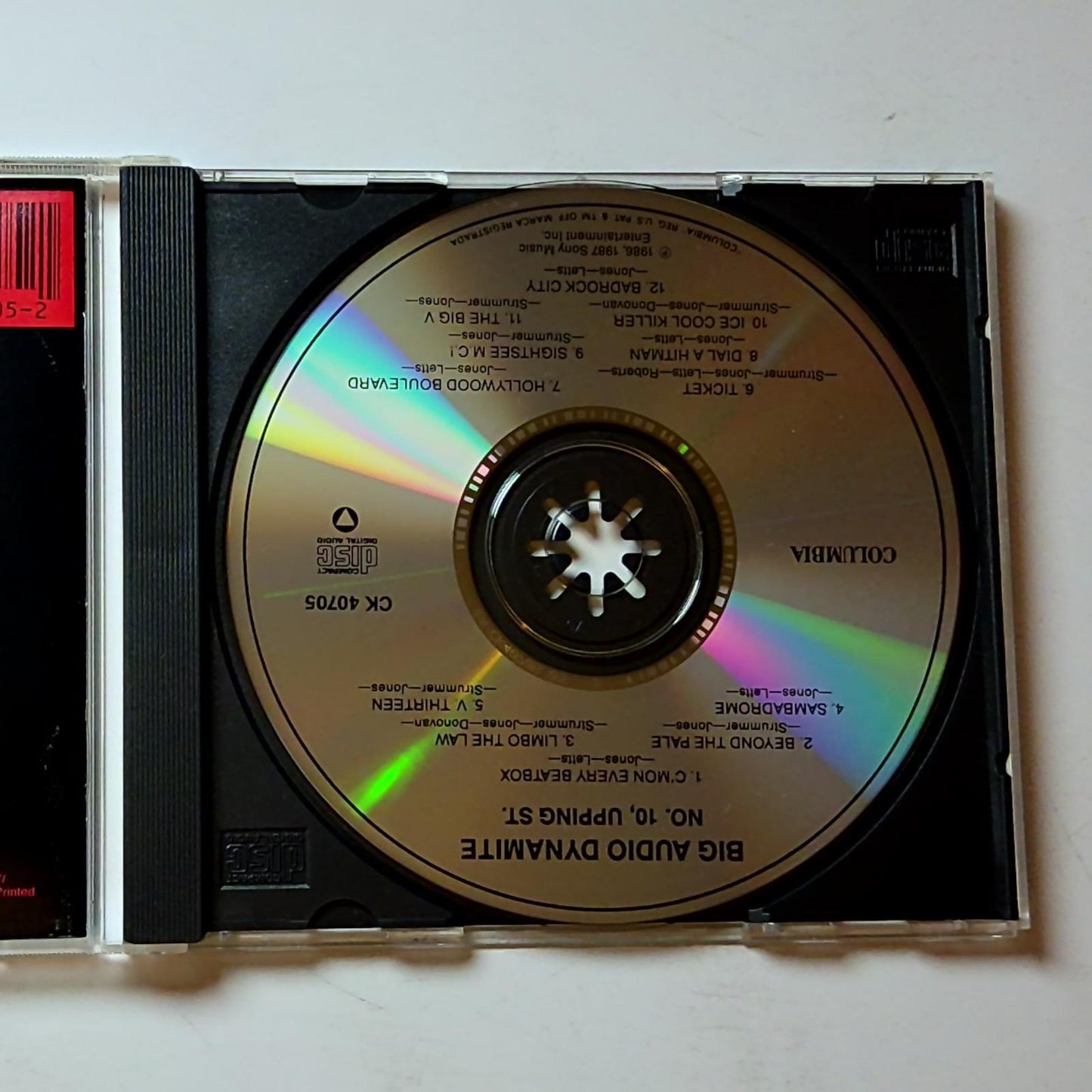 Big Audio Dynamite – No. 10, Upping St (CD, 1990) US CK 40705