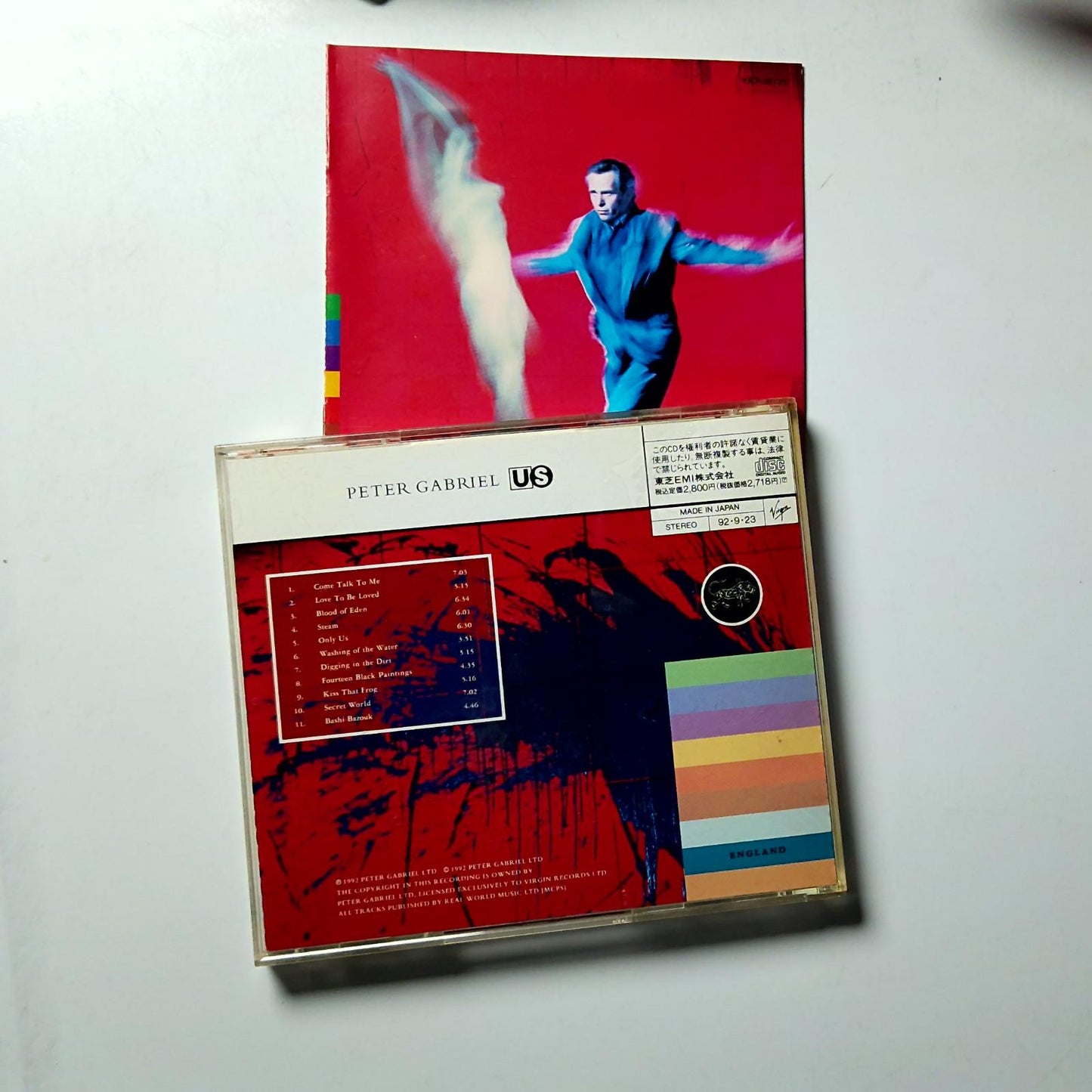 Peter Gabriel – Us (CD, 1992) Japan VJCP-28125