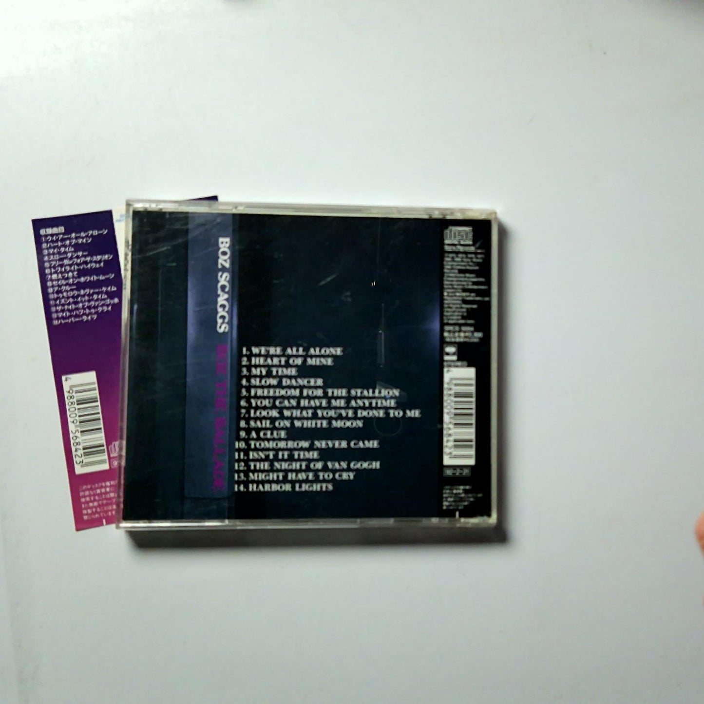 Boz Scaggs – Boz The Ballade (CD, 1992) Japan obi SRCS 5684