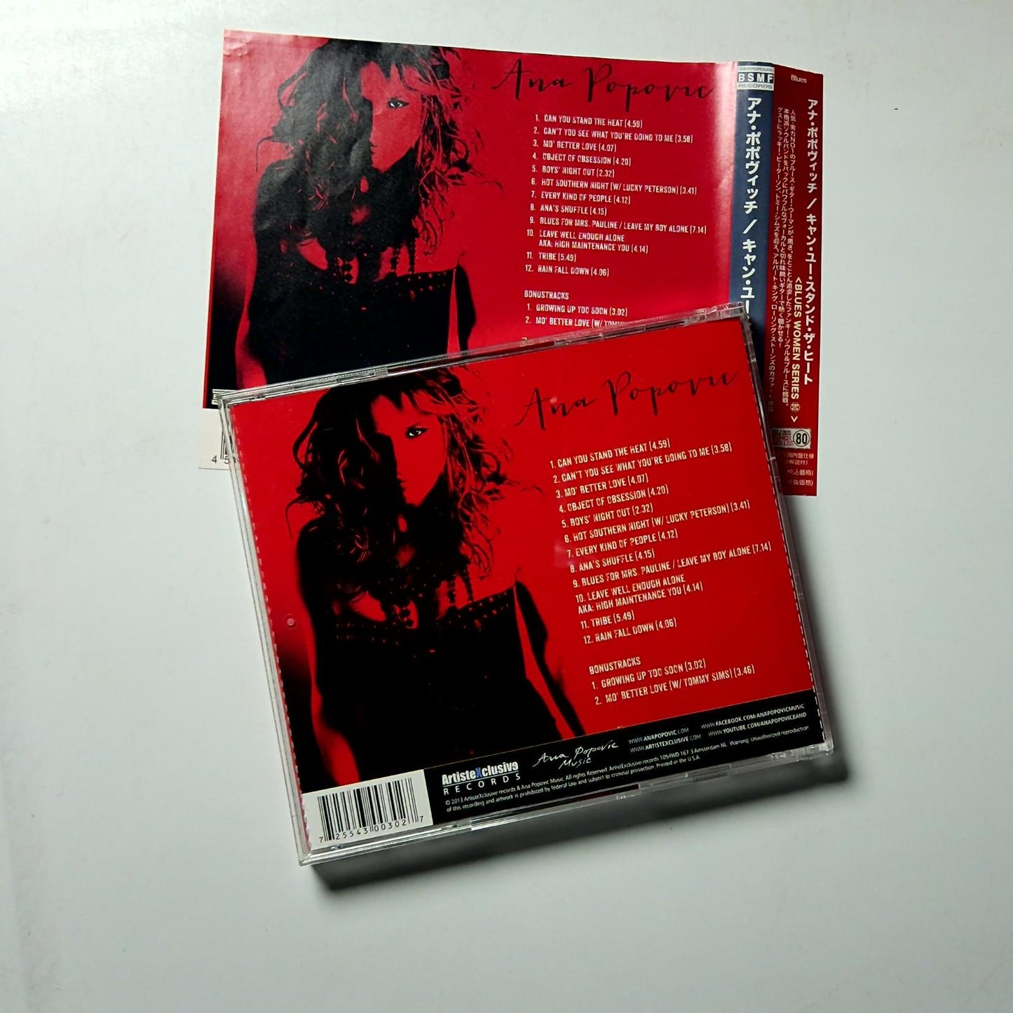 Ana Popović – Can You Stand The Heat (CD, 2013) Japan obi BSMF-2330