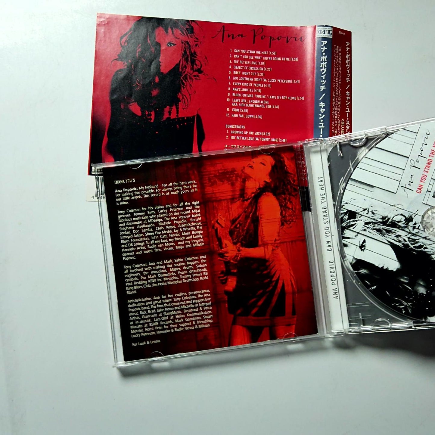 Ana Popović – Can You Stand The Heat (CD, 2013) Japan obi BSMF-2330