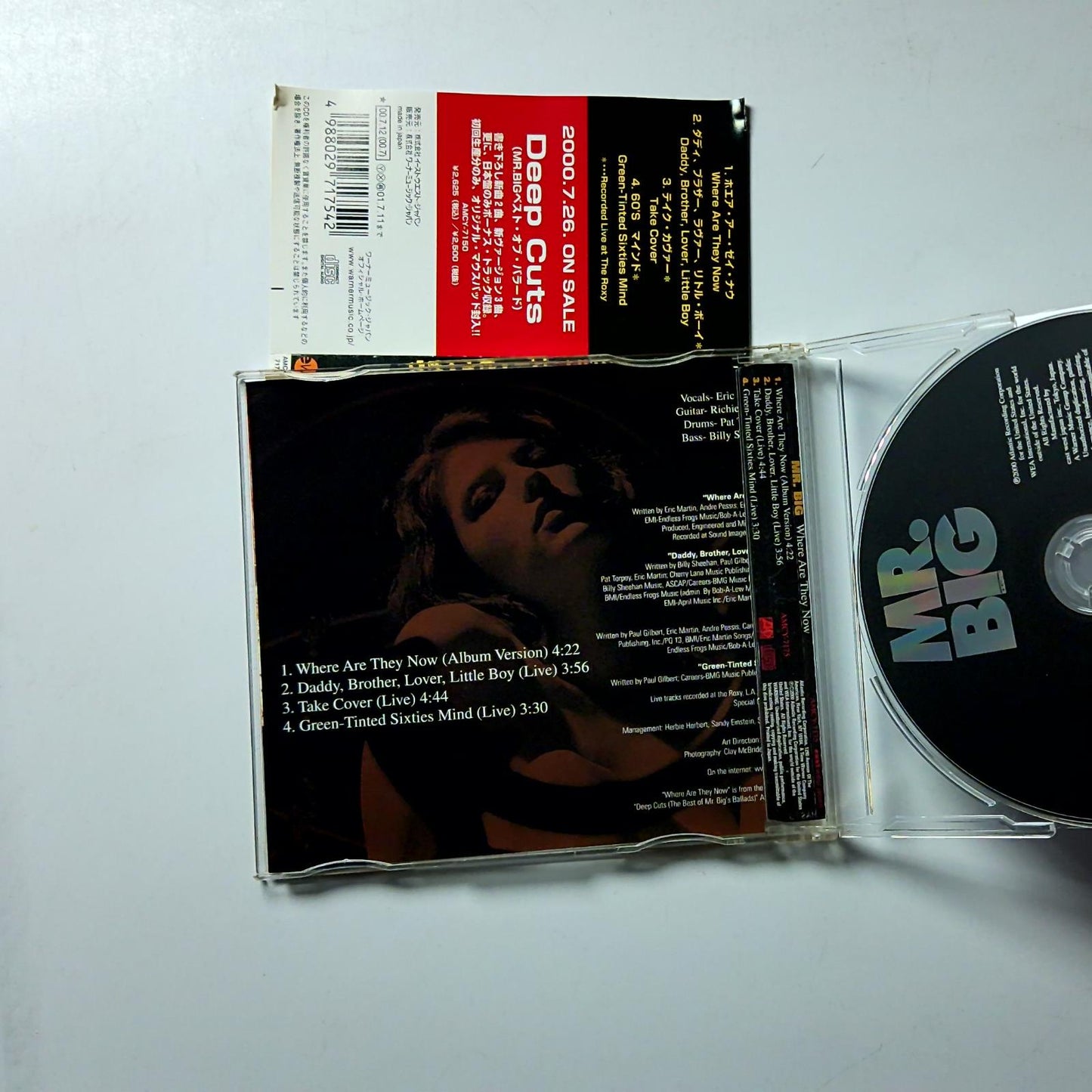 Mr. Big – Where Are They Now (CD, 2000) Japan obi AMCY-7175
