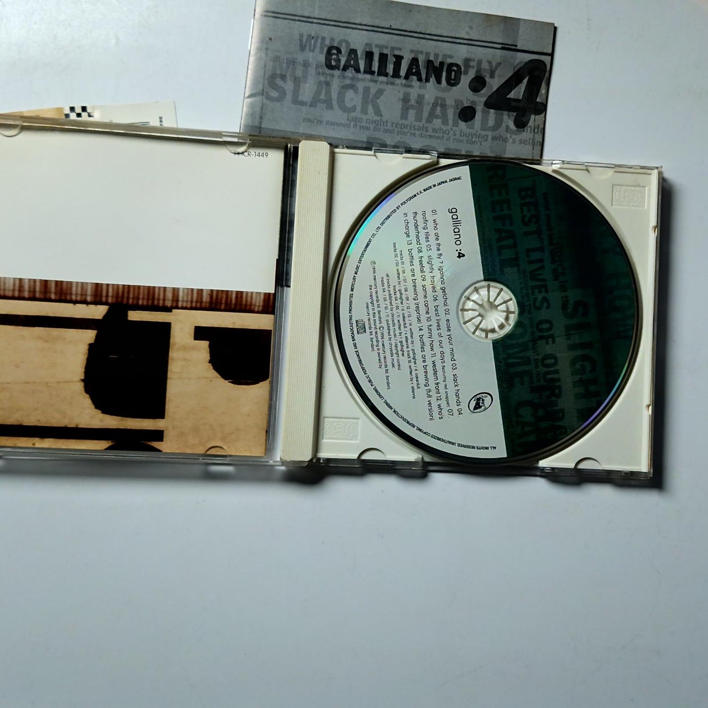Galliano – :4 (CD, 1996) Japan PHCR-1449