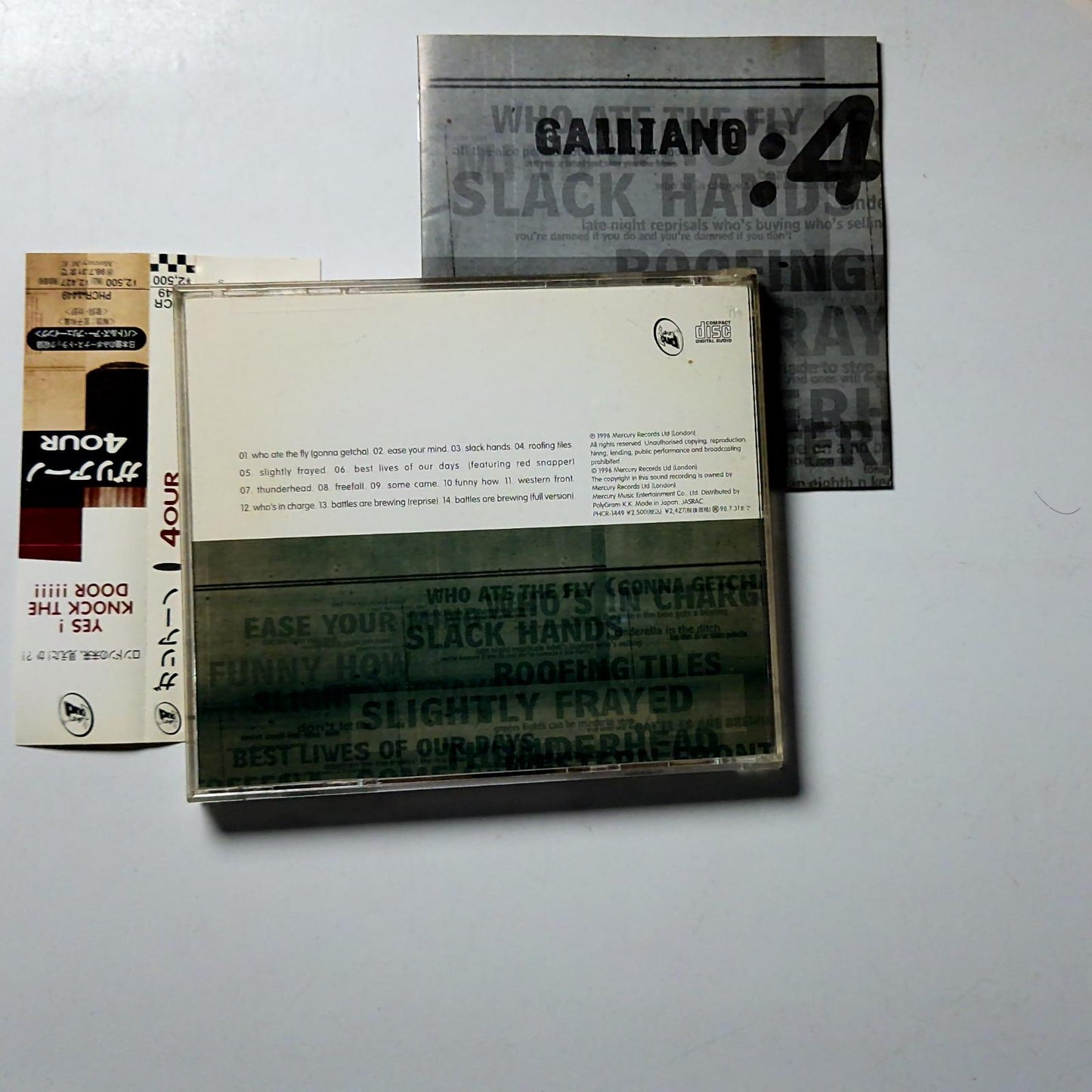 Galliano – :4 (CD, 1996) Japan PHCR-1449