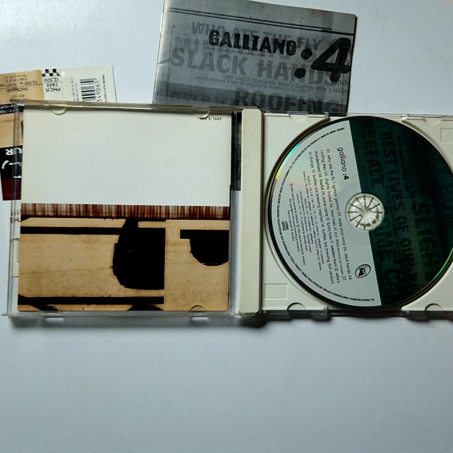 Galliano – :4 (CD, 1996) Japan PHCR-1449
