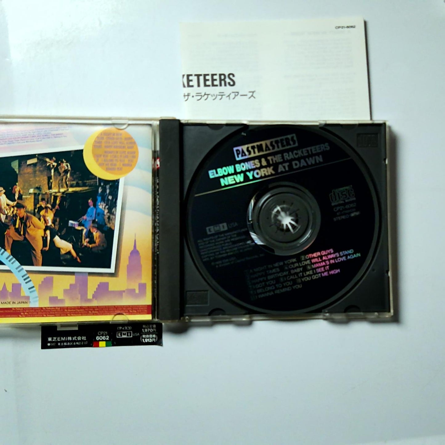 Elbow Bones And The Racketeers – New York At Dawn (CD, 1989) Japan obi CP21-6062