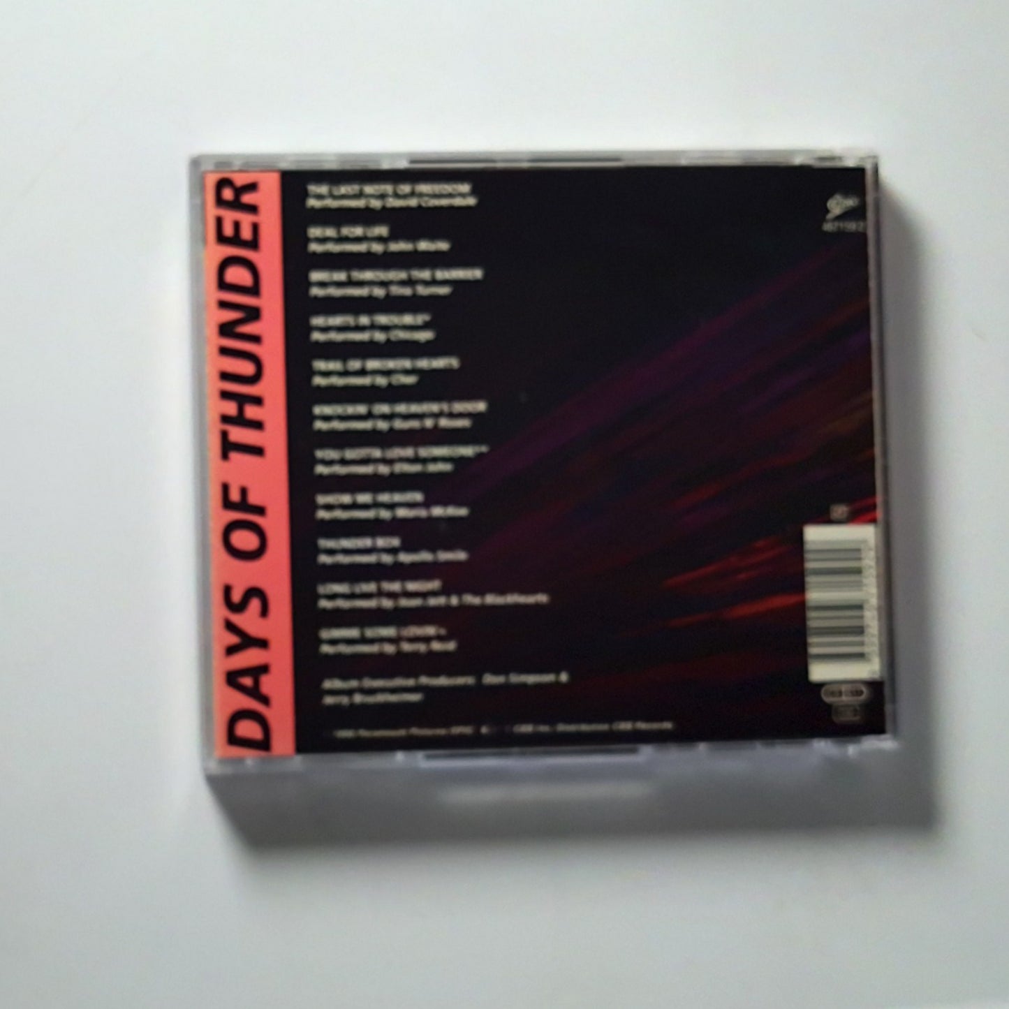 Days Of Thunder (Music From The Motion Picture Soundtrack) (CD, 1990) Australia