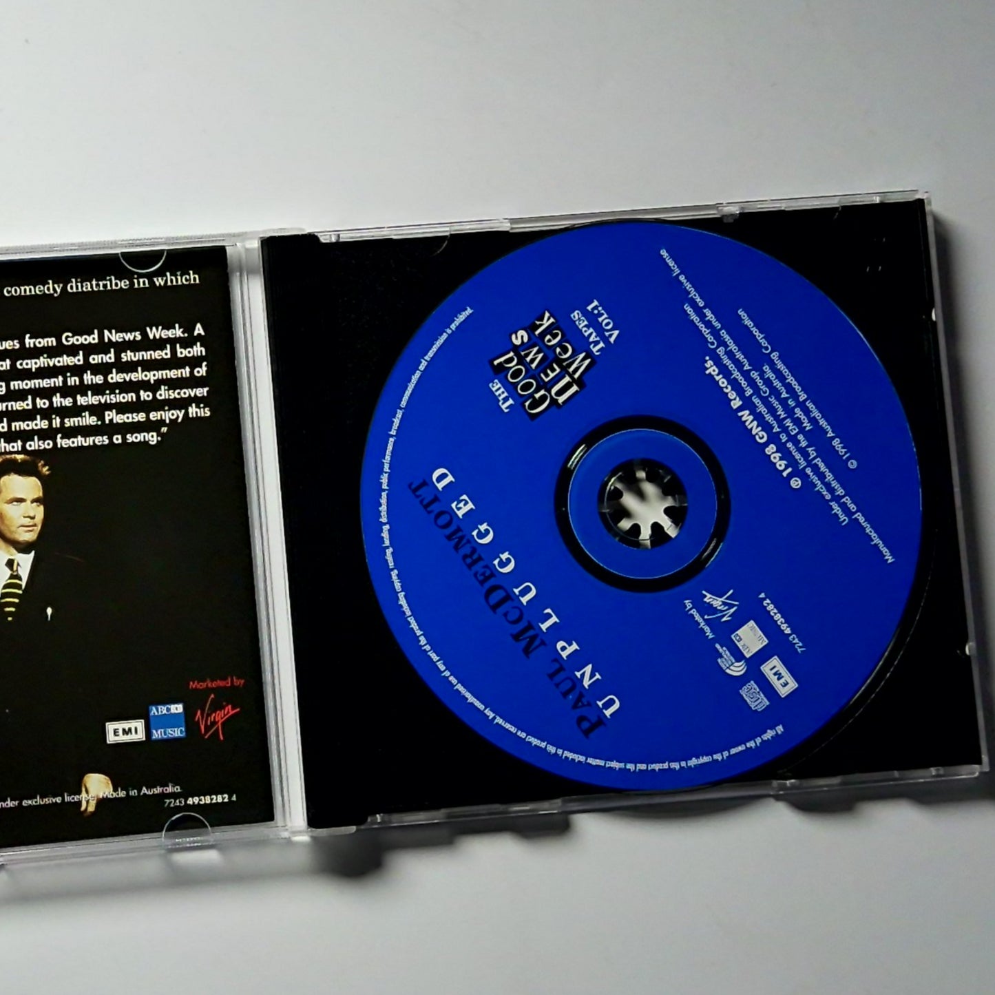Paul McDermott – Unplugged - The Good News Week Tapes Volume 1 (CD, 1998)
