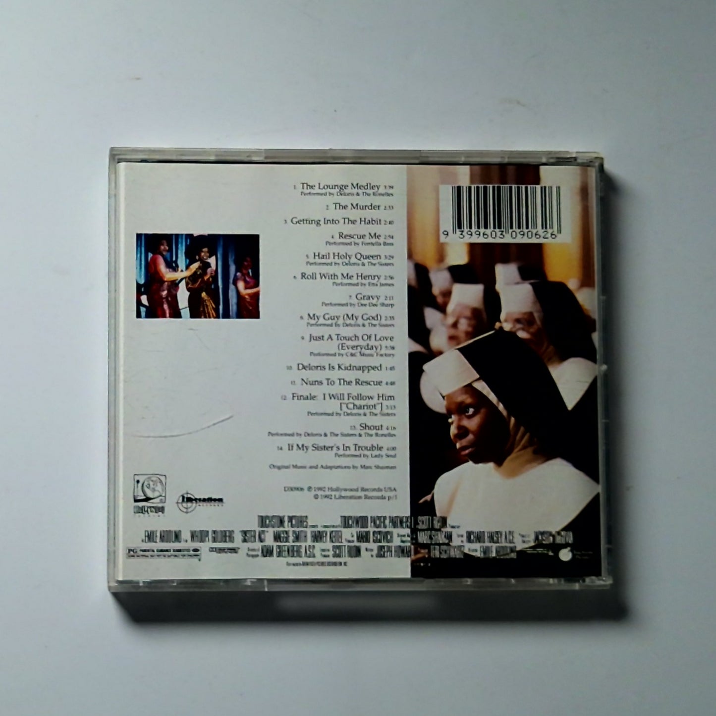 Sister Act - Music From The Motion Picture (CD, 1992) Australia D30906