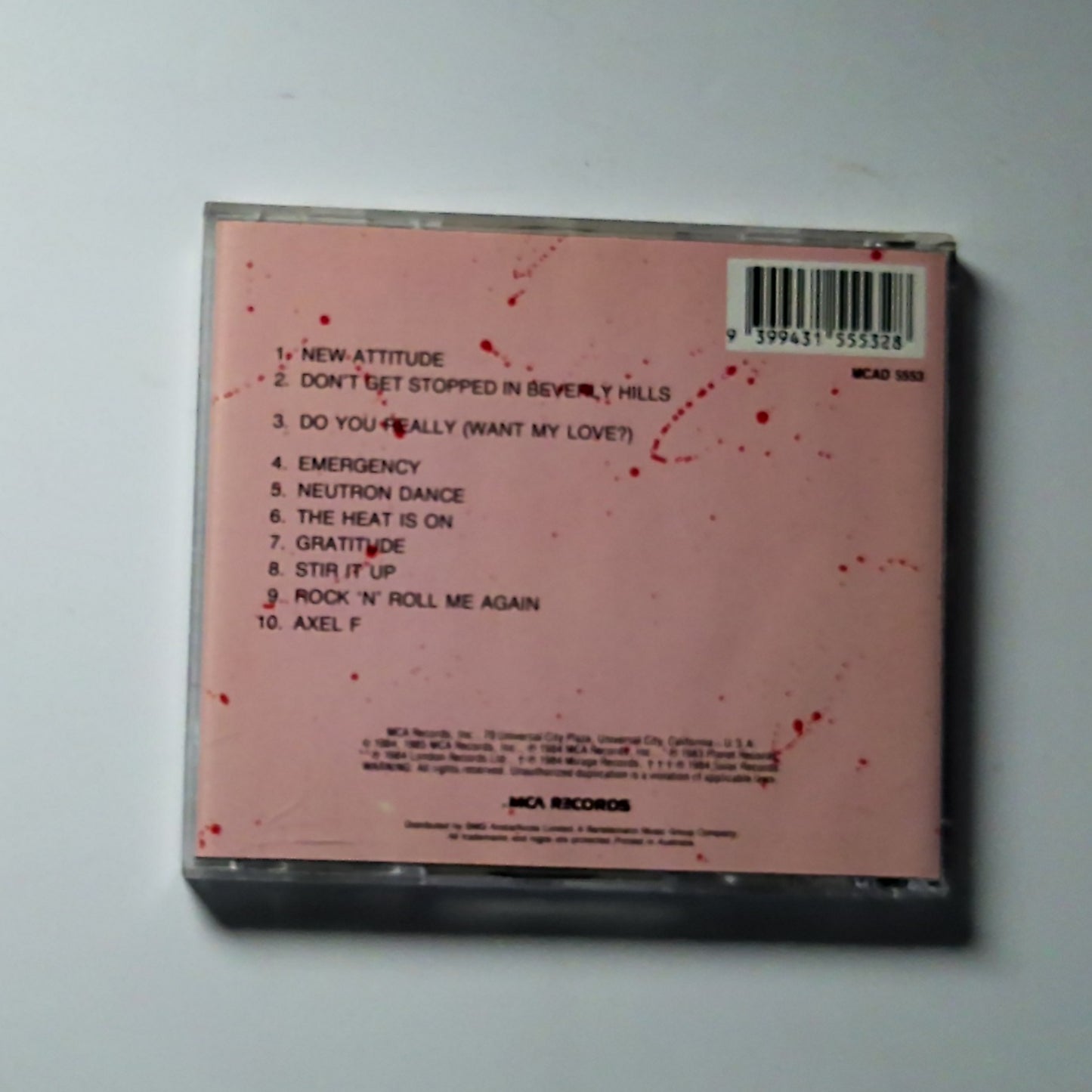 Beverly Hills Cop (Music From The Motion Picture Soundtrack) CD
