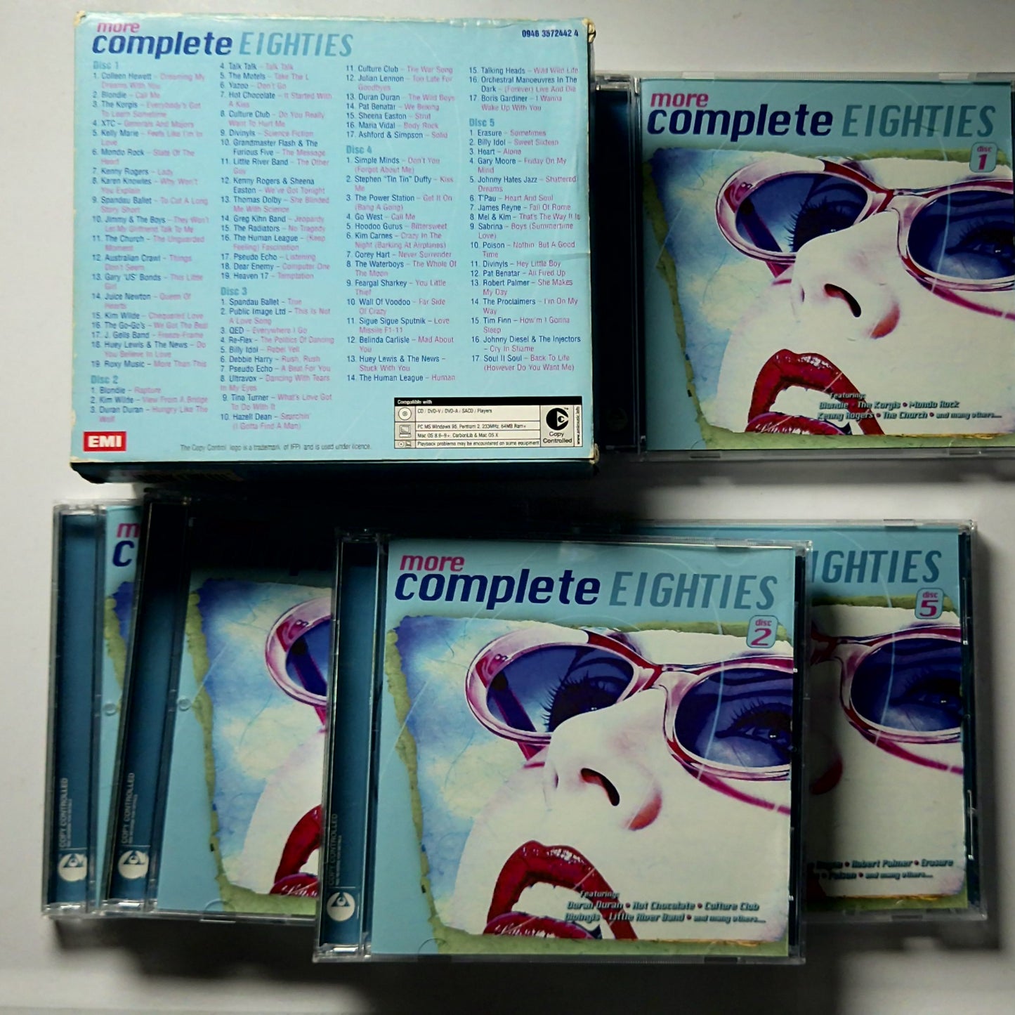 Various – More Complete Eighties (CD, 2006) Australia 0946 357244 2 4