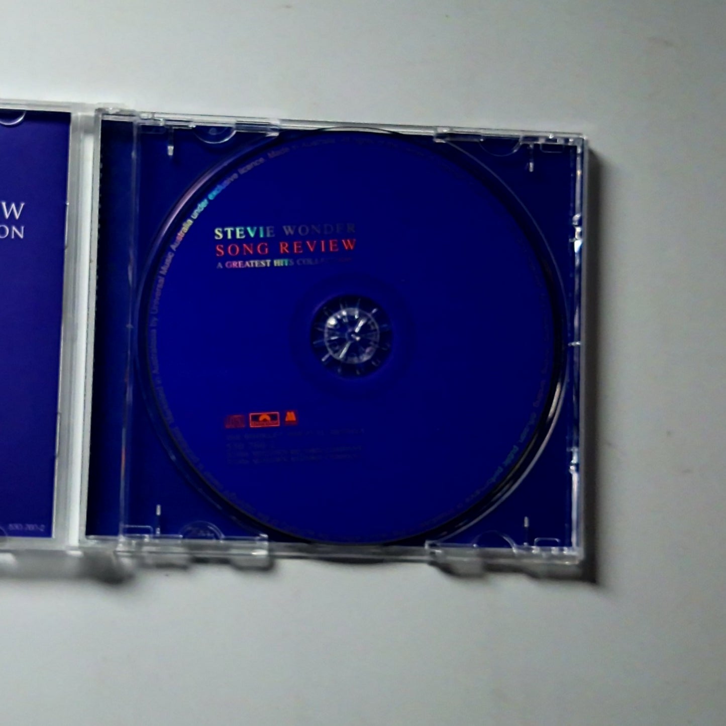 Stevie Wonder – Song Review (A Greatest Hits Collection) (CD, 1996) Australasia