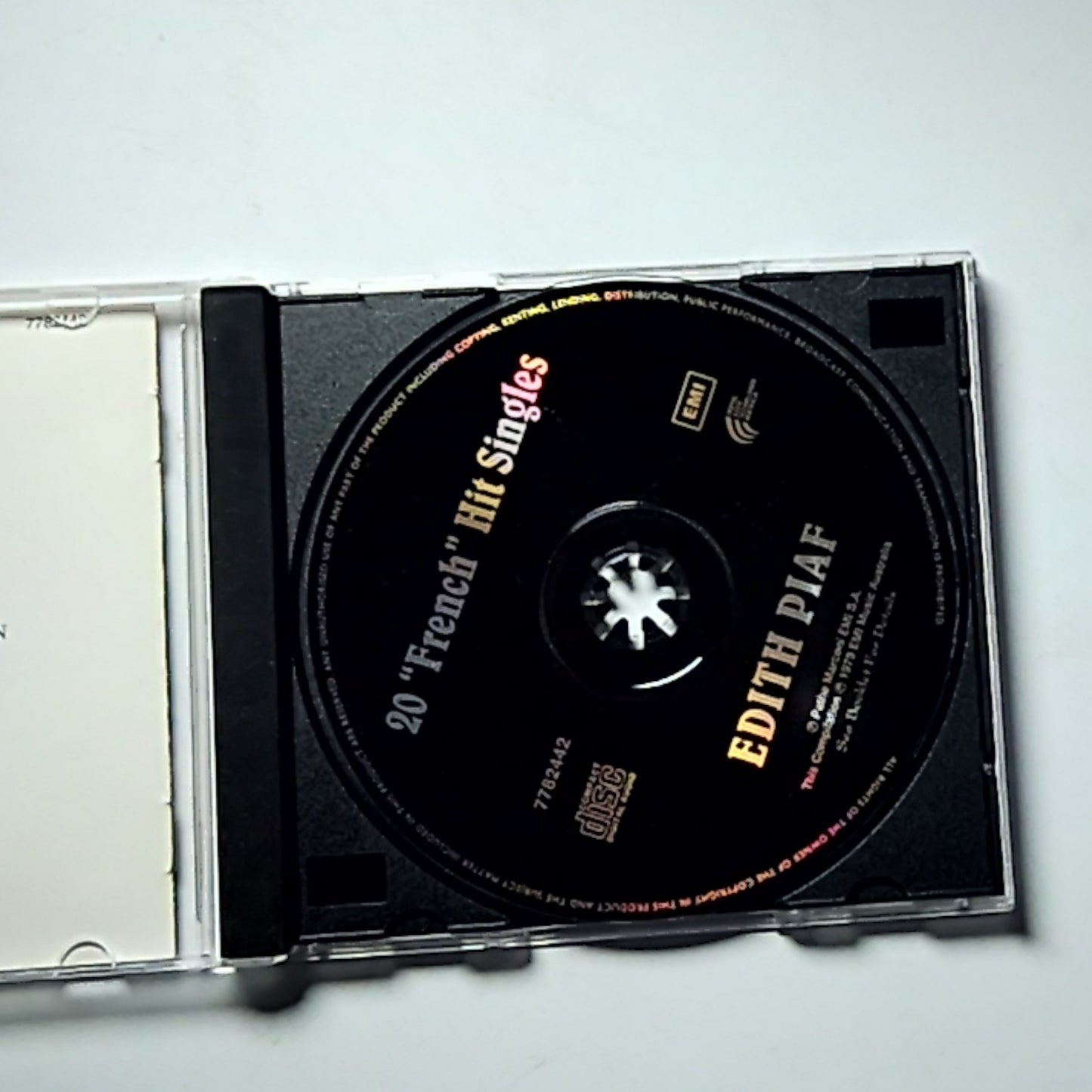 Edith Piaf – 20 French Hit Singles (CD, 2009) Australia 7782442