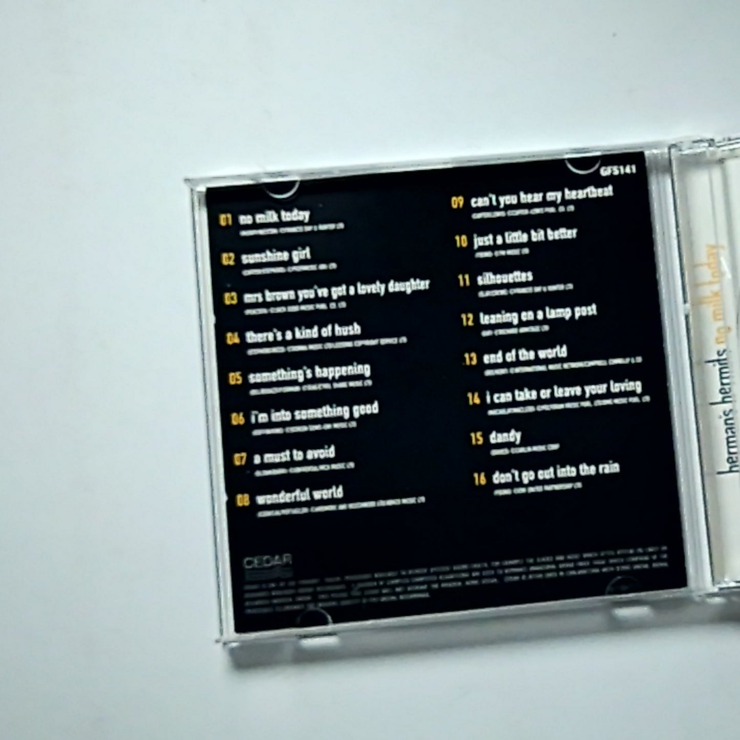 Herman's Hermits – No Milk Today (CD) UK GFS141