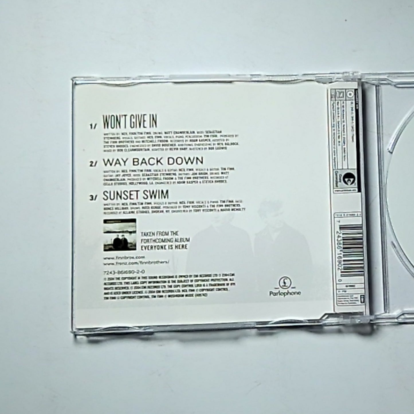 The Finn Brothers – Won't Give In (CD, 2004) Australia 7243-861690-2-0