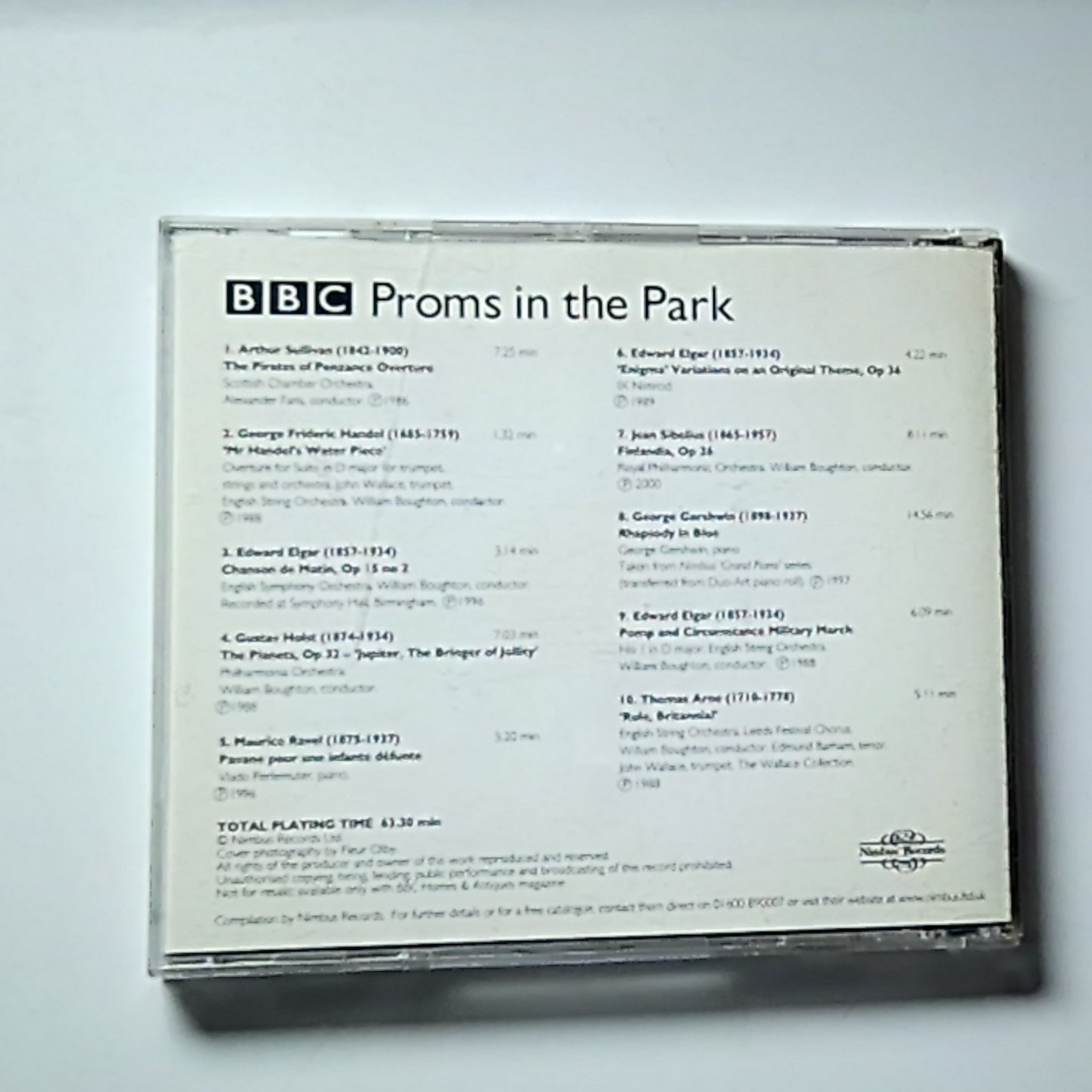 BBC Proms In The Park (CD, 2001) UK