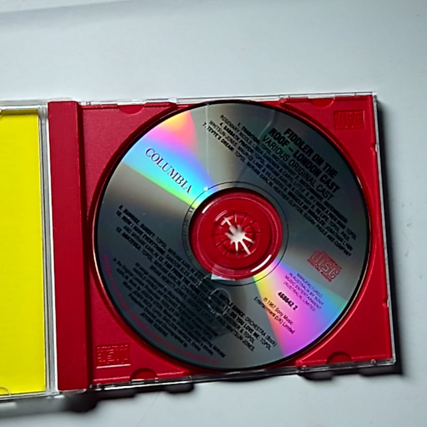 Topol – Fiddler On The Roof CD Australia 468642 2