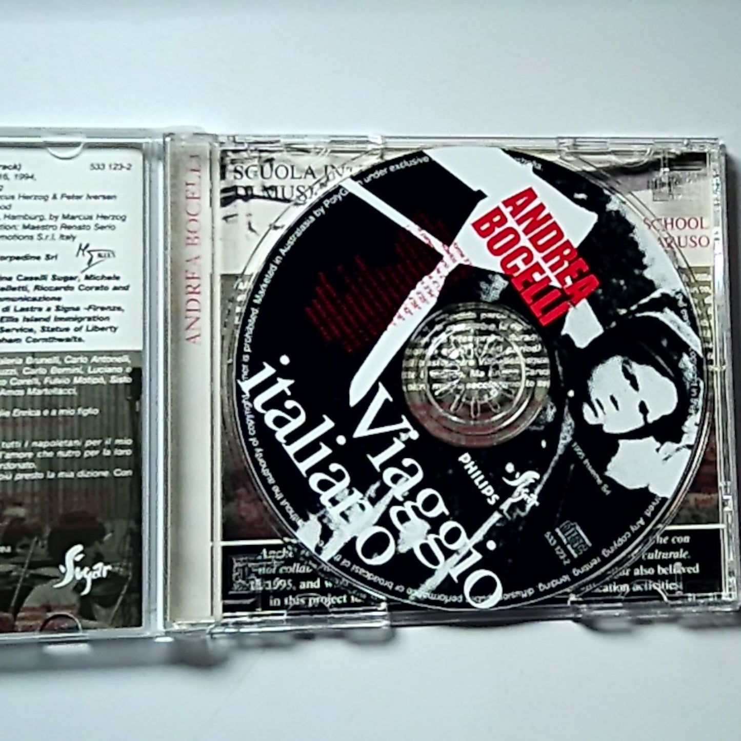 Andrea Bocelli – Viaggio Italiano (CD, 1995) Australia 533 123-2