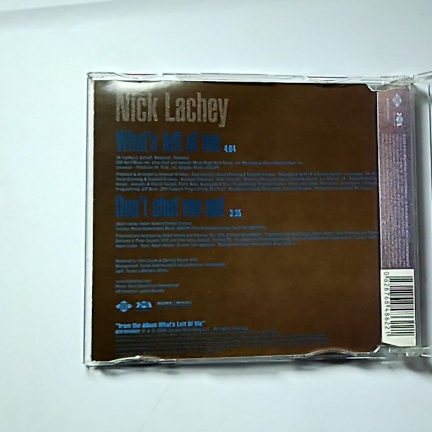 Nick Lachey – What's Left Of Me (CD, 2006) Australia 82878848622