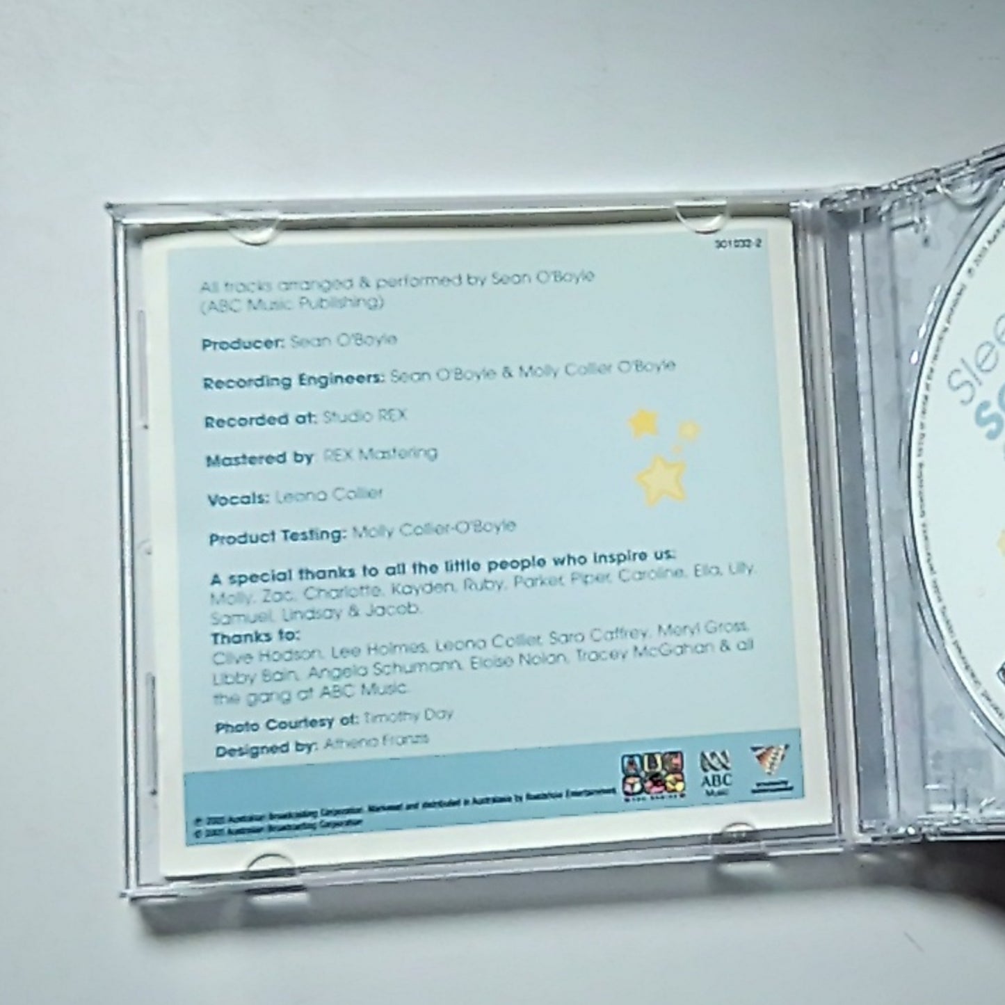 ABC for Kids – Sleepytime Songs For Babies (CD, 2005) Australia 301032-2