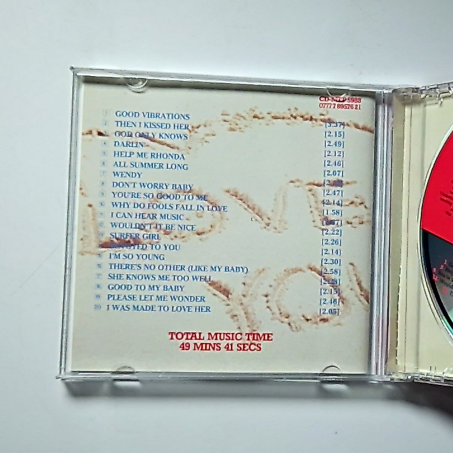 The Beach Boys – I Love You (CD, 1993) Europe CDMFP 5988