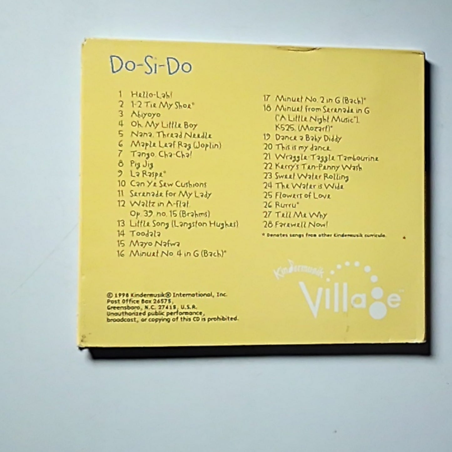 Baby's Home CD – Do-Si-Do (CD, 1998) US none