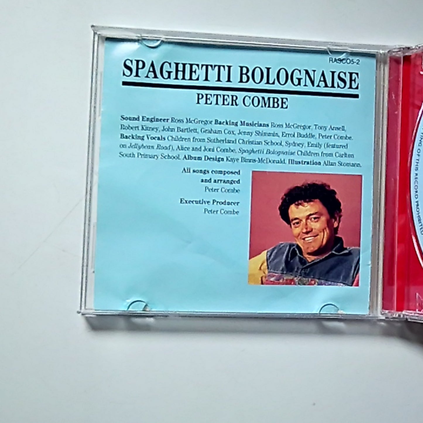 Peter Combe – Spaghetti Bolognaise CD Australia