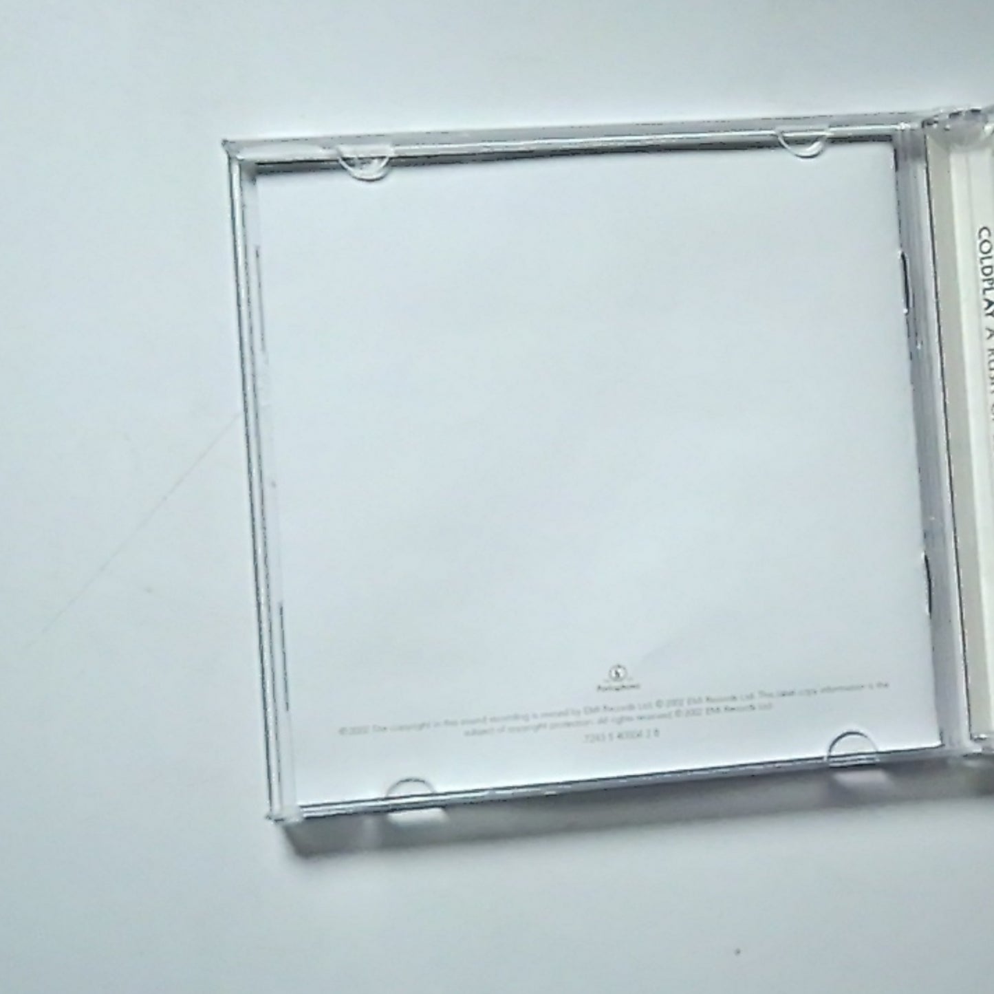 Coldplay – A Rush Of Blood To The Head (CD, 2002) Australia 7243 5 40504 2 8