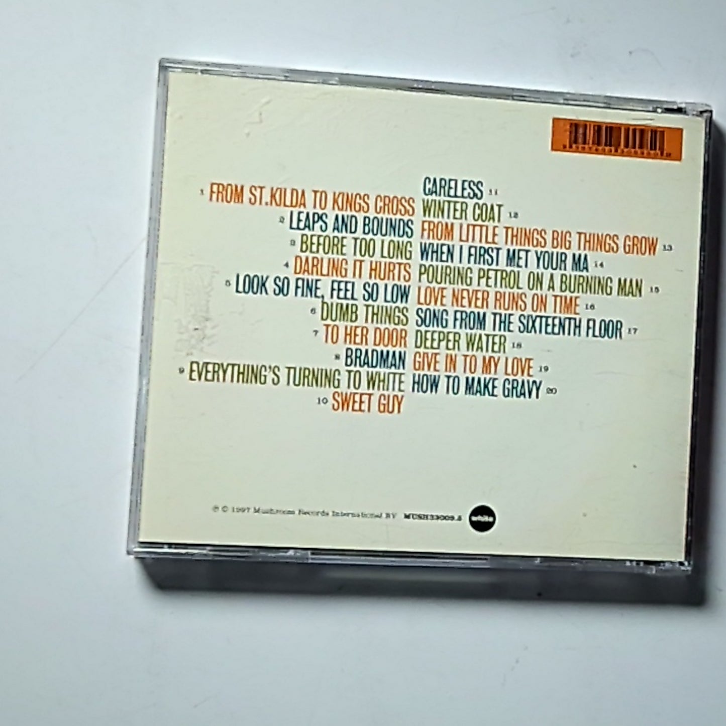 Paul Kelly – Songs From The South • Paul Kelly's Greatest Hits (CD, 1997)